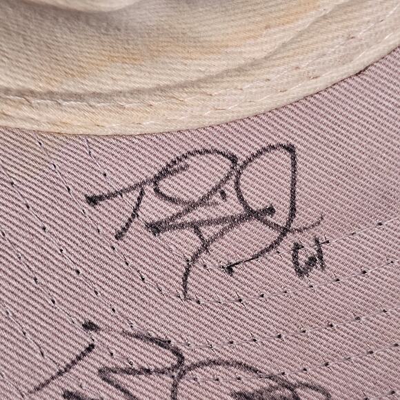 Texas Rangers Signed Baseball Hat Snapback 4 Players RARE FIND New Era Cap - Picture 14 of 14